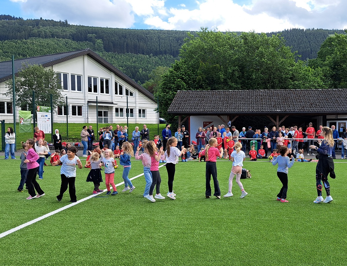 Auftritt Zumba-Kids